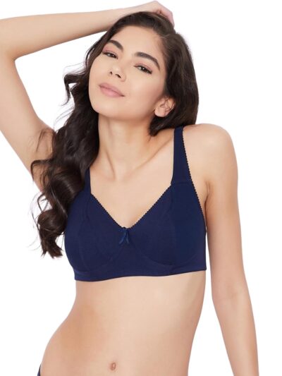 Clovia Women's Cotton Non-Padded Wire Free Full Coverage Bra