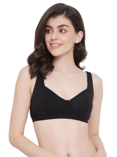 Clovia Women's Cotton Non-Padded Wire Free Full Coverage Bra Regular