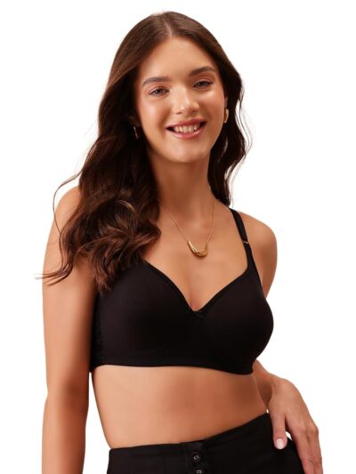 Clovia Women's Cotton Non-Padded Wire Free T-Shirt Bra