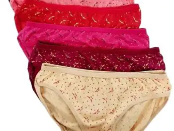 Combo Pack of 6 Women's Cotton Hipster Innerwear Floral Printed Panties Assorted Briefs with Elastic Inner Wear Multicolor