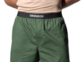 DAMENSCH Men's Cotton Regular Fit Solid Inner Boxers-Pack of 1