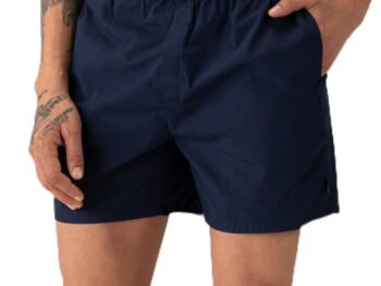 DAMENSCH Regular Fit Solid 100% Soft & Durable Cotton Boxer Shorts Dual Pockets Anti-Bacterial Moisture Wicking Microfibre Waistband Ultra-Light Boxers for Men