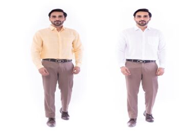 DESHBANDHU DBK Set of 2 Slim Fit Cotton Blend Formal Shirts for Men