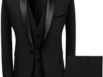 Dhingra Mens Slim Fit Tuxedo 3pcs Suit