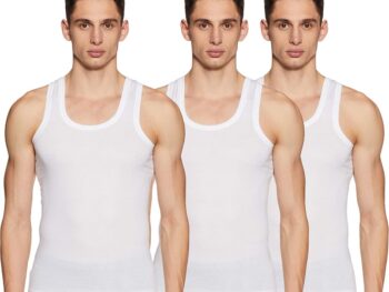 Dixcy Scott Men's Regular Fit Vest (Pack of 3)