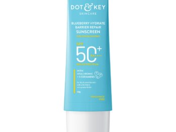 Dot & Key Blueberry Hydrate Barrier Repair Sunscreen Spf 50+,Pa++++|For Dry&Sensitive Skin|Non - Greasy Finish|No White Cast|Uv & Blue Light Protection|Broad Spectrum|For Women&Men|50G, 1 Count