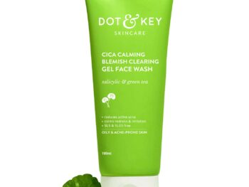 Dot & Key CICA Face Wash for Acne Prone Skin, 2% Salicylic Acid Face Wash with Green Tea | For Oily & Sensitive Skin | Sulphate Free Face Wash for Men & Women | Oil Control Face Wash with Zinc | 100ml
