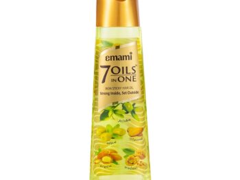 Emami 7 Oils in One Hair Oil | Makes Hair 20x Stronger and Manageable | Coconut Oil, Amla, Jojoba, Olive, Walnut, Argan & Almond Oils | 500 ML