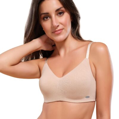Enamor A027 Ultra Smoothening Cotton Plus Size T-Shirt Bra for Women- Full Coverage, Non Padded and Wirefree