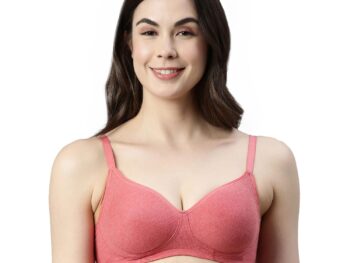 Enamor Women's Everyday Cotton Bra - Non-Padded, Non-Wired, Full Coverage, Fab-Cool Technology with Side Support Shaper