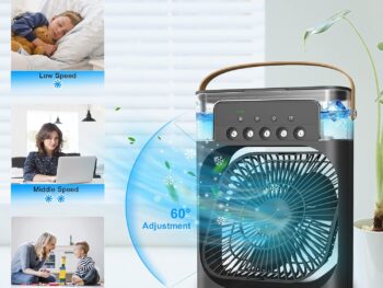 Exxelo (15 YEARS WARRANTY) Mini-cooler-for room-cooling-ac-portable-air-conditioners-for Home-Office-Artic-Cooler-3-In-1-Conditioner-Humidifier-Purifier-Mini-Cooler-air-conditioner_Multicolor