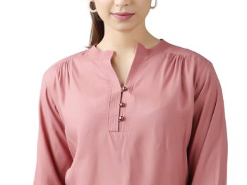 FAB STAR- LOOK GREAT FEEL GREAT. Women's Solid Rayon Regular Top | Stylish and Comfortable | Tops for Women | Tops for Women Stylish