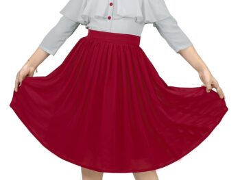 Fashion Dream Girl’s Calf Length Solid Dresses