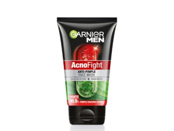 Garnier Men Acno Fight Anti Pimple Face Wash,Anti Pimple Face Wash with Salicylic Acid and Herba Repair, Fights Pimples and uproots blackheads,Suitable for all Skin types including sensitive skin,100g