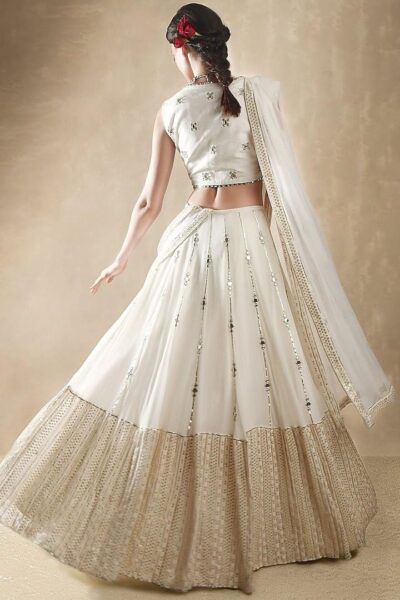 Girl's fashion Hub's bridal lehenga choli with dupatta set for Wedding, Party, Evening