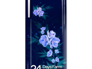 Godrej 180 L 4 Star Turbo Cooling Technology, 24 Days Farm Freshness Direct Cool Single Door Refrigerator (RD EDGENEO 207D THF MP BL, Maple Blue)