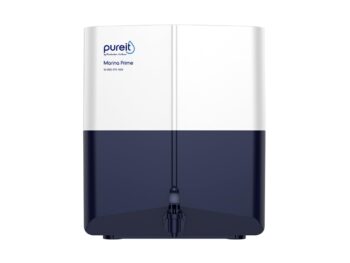 HUL Pureit Marina Prime Mineral RO+MF | 6 stage Purification | 7 Litres Capacity | Up to 45% Water Savings | Suitable for Borewell, Tanker & Muncipal Water | Wall Mountable | Blue & white