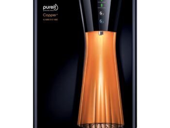 HUL Pureit RO+UV+MF+Copper+Mineral | INR 4000 Off on Exchange | 7 Stage Purification | 8L Capacity | Suitable for Borewell, Tanker & Municipal Water | Table Top | Wall Mountable | Black & Copper