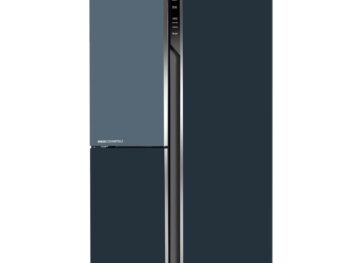 Haier 598L, 3-Star, Vogue 83% Convertible Fridge Space, Expert Inverter 3-Door Side by Side Refrigerator, (HRT-683GOG, Grey Onyx Glass)