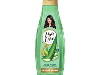 Hair & Care Damage Repair Non-Sticky Hair Oil with Aloe Vera, Olive Oil & Green Tea, 300 ml