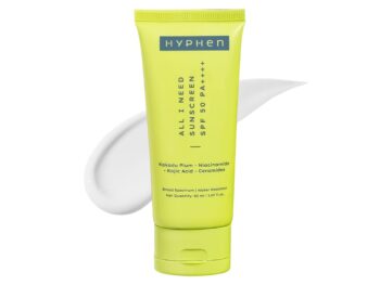 Hyphen All I Need Sunscreen SPF 50 PA ++++ | Lightweight Sun Cream That Moisturizes & Leaves No White Cast | UVA & UVB Sun Protection & Blue Light Protection | Niacinamide, Ceramide Mineral Sunscreen SPF 50 for Women and Men | Rich in Anti-Oxidants | Korean Sunscreen for Dry, Oily, All Skin Types | 50ml