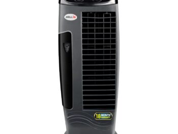 IBELL DELUXE High Speed Tower Fan, Low Power Consumption and Anti-Rust Body, 25-foot Air Delivery, 4-way Air Flow (Grey)