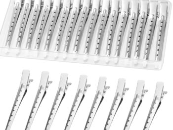 INSIME Alligator Section clips for hair styling | Salon Hair clips for hair styling hair section clips for women | Steel crocodile clips, duckbill clips or alligator clips for hair styling for women