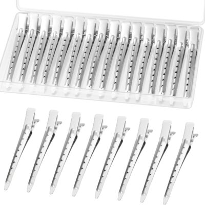 INSIME Alligator Section clips for hair styling | Salon Hair clips for hair styling hair section clips for women | Steel crocodile clips, duckbill clips or alligator clips for hair styling for women