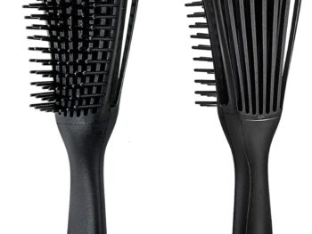 INSIME Detangler hair brush for curly hair comb for Women Men & Kids | Comb for curly wavy hair Pain Free hair detangling brush | Curl brush for hair styling Dry & Wet hair brush |
