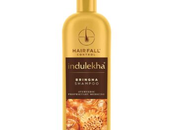 Indulekha Bringha Shampoo, Proprietary Ayurvedic Medicine For Hair Fall, Free From Parabens, Synthetic Dyes And Synthetic Perfume, 340ml