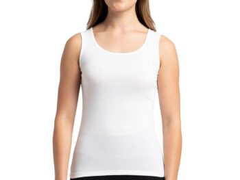 Jockey A113 Women's Super Combed Cotton Rib Fabric Slim Fit Solid Tank Top