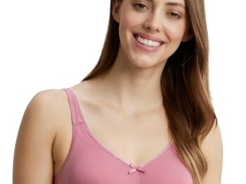 Jockey FE41 Everyday Bra | Wirefree | Non Padded | Full Coverage | Concealed Shaper Panel | Super Combed Cotton Elastane Fabric