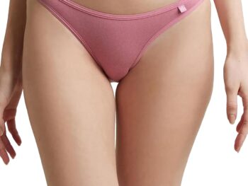 Jockey SS02 Women's Super Combed Cotton Elastane Stretch Low Waist Bikini with Concealed Waistband and Stay Fresh Treatment
