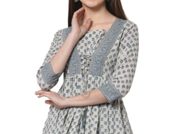 KBZ Womens Cotton Printed Regular Top