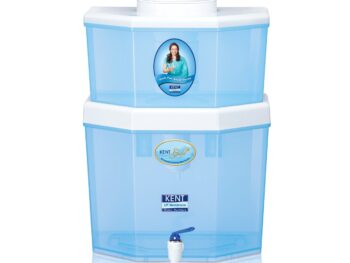 KENT 11018 Gold Star Gravity-based Water Purifier 22 L | Smart Design | High Storage Capacity | Activated Carbon Filter