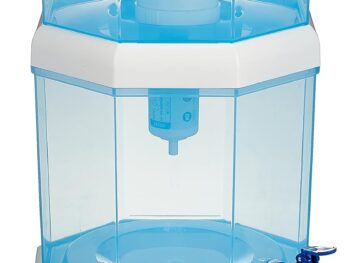 KENT Gold Gravity Water Purifier (11014) | UF Technology Based | Non-Electric & Chemical Free | Counter Top | 20L Storage | White