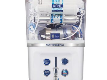 KENT Grand Plus RO Water Purifier | 4 Years Free Service | ISI Marked | Multiple Purification Process | RO + UV + UF + TDS Control + UV LED Tank | 9L Tank | 20 LPH Flow | Zero Water Wastage