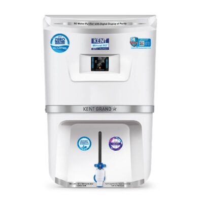KENT Grand Star RO Water Purifier | 4 Years Free Service | ISI Marked | Multiple Purification Process | RO + UV + UF + TDS Control + UV LED Tank | 9L Tank | Zero Water Wastage | Digital Display