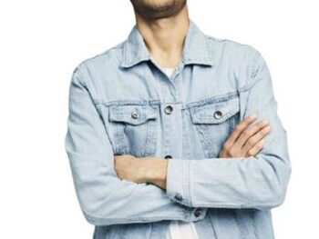 KOTTY Men Denim Full Sleeve Regular Winter Jacket