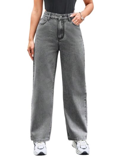 KOTTY Women's Cotton Lycra Blend Relaxed Fit Stretchable Jeans