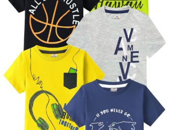 Kuchipoo Boys Half Sleeves Cotton T-Shirt