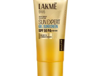 LAKMÉ Sun Expert Spf 50 Pa+++ Gel Sunscreen, Niacinamide | Water-Light|For Oily & Combination Skin| Non-Sticky | For All Skin Types, For Uva/B Protection,No White Cast 50G
