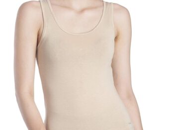 LAVOS Camisole for Women Inner Slips for Womens & Girls Comfortable Inner Wear | Anti Microbial Bamboo Cotton Solid Spaghetti Tank Top