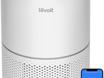 LEVOIT 300S Smart Air Purifier For Home, Hepa Filter Traps 99.97% Virus & Pm 0.1 Particles, 2 Years Warranty, Real Time Quality Indicator, App Control, Compatible With Alexa, White
