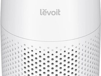 LEVOIT Core Mini Air Purifier for Coverage Area 183 Sq Ft, H13 True HEPA Filter, Remove 99.97% Dust, Smoke, & Pollen, With Fragrance Sponge, 2 Years Warranty, White