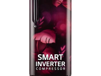 LG 185 L, 5 Star, Smart Inverter, Direct Cool Single Door Refrigerator (GL-D201APIU, Purple ILAN, Moist N Fresh, Auto Smart Connect & Base Stand Drawer)