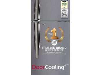 LG 242 L 3 Star Smart Inverter Frost-Free Double Door Refrigerator (GL-I292RPZX, Shiny Steel, Door Cooling+)