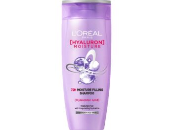 L'Oreal Paris Hyaluron Moisture 72HR Moisture Filling Shampoo powered by Hyaluronic Acid, for Frizz-free, Hydrated and Bouncy Hair Full of Life | 340 ml