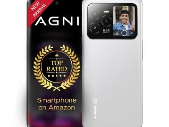 Lava Agni 3 5G (Pristine Glass, 8GB+128GB) | India's 1st dual AMOLED | Dimensity 7300X | 50MP Triple AI Camera | 66W Fast Charge,5000 mAh Battery | Clean UI | Free Replacement @ Home | Without Charger