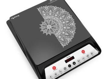 Lifelong 1800 Watt Induction Stove With Surge Protection, Electric Induction, 7 Preset Indian Menu Options, Auto Shut Off&Temperature Control with Voltage Protection, 1 Year Manufacturer's Warranty